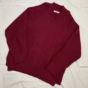 Magnolia Boutique Magenta Pink Off the Shoulder Sweater